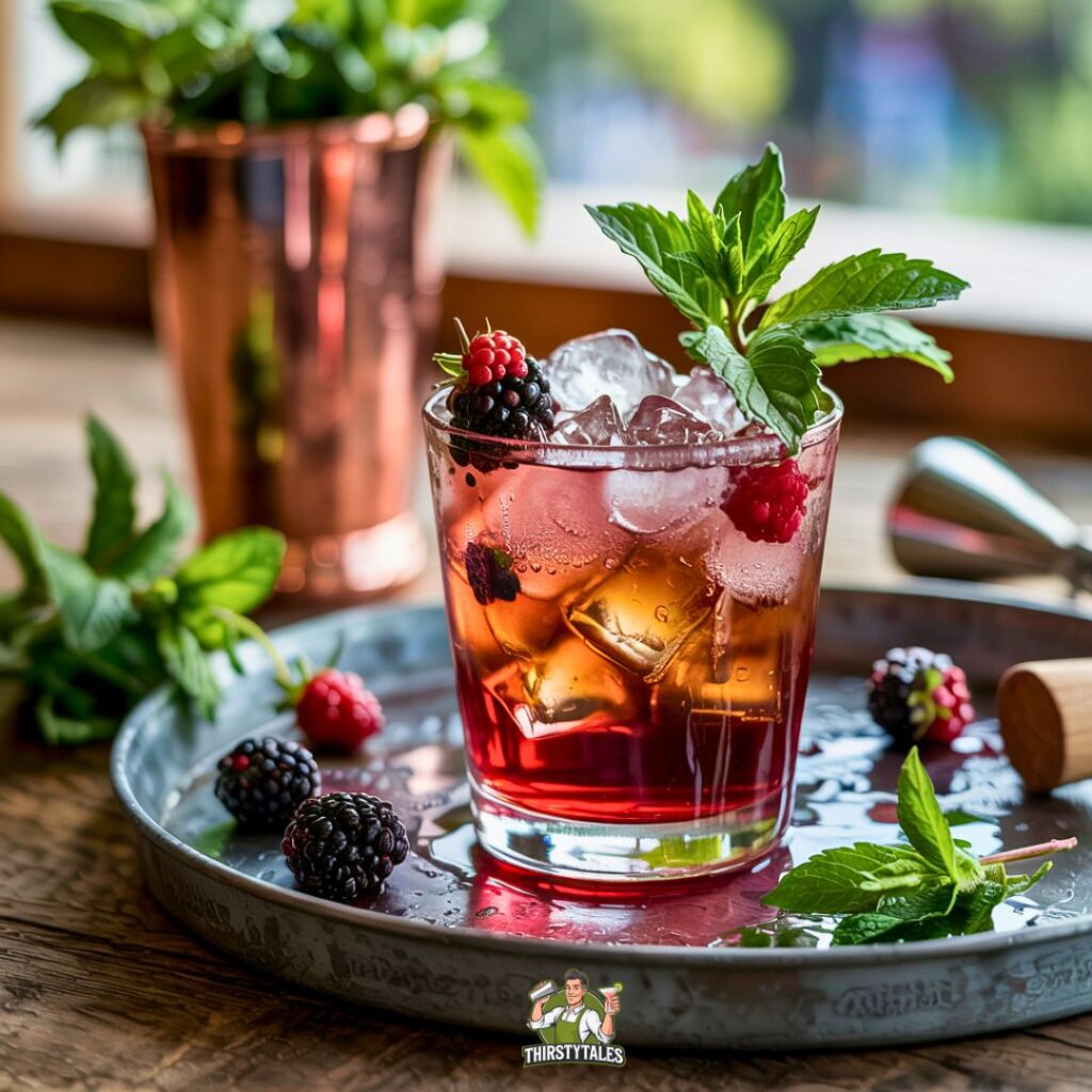 Blackberry Mint Julep Cocktail Recipe