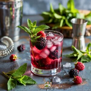 Blackberry Vodka Smash Cocktail Recipe