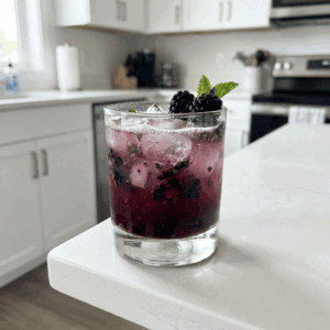 Blackberry Vodka Smash Cocktail Recipe