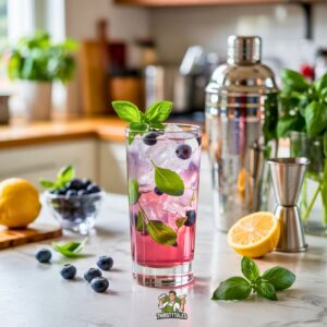 Blueberry Basil Breeze Cocktail Recipe