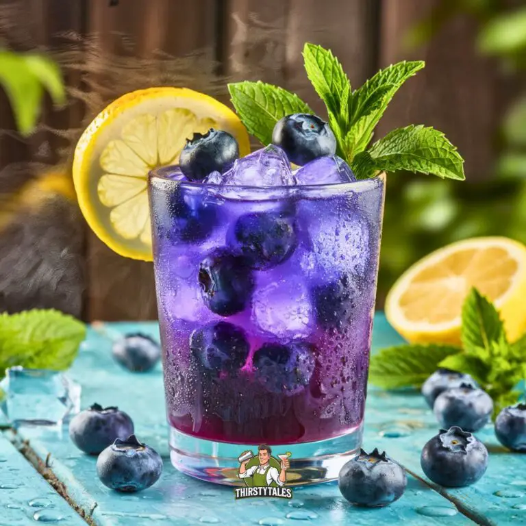 Blueberry Gin Smash Cocktail Recipe