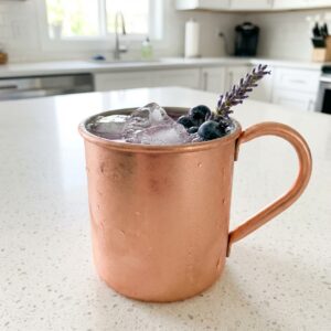 Blueberry Lavender Mule Cocktail Recipe