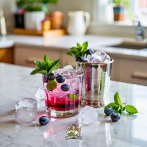 Blueberry Mint Julep Cocktail Recipe