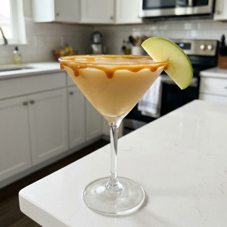 Caramel Apple Martini Cocktail Recipe