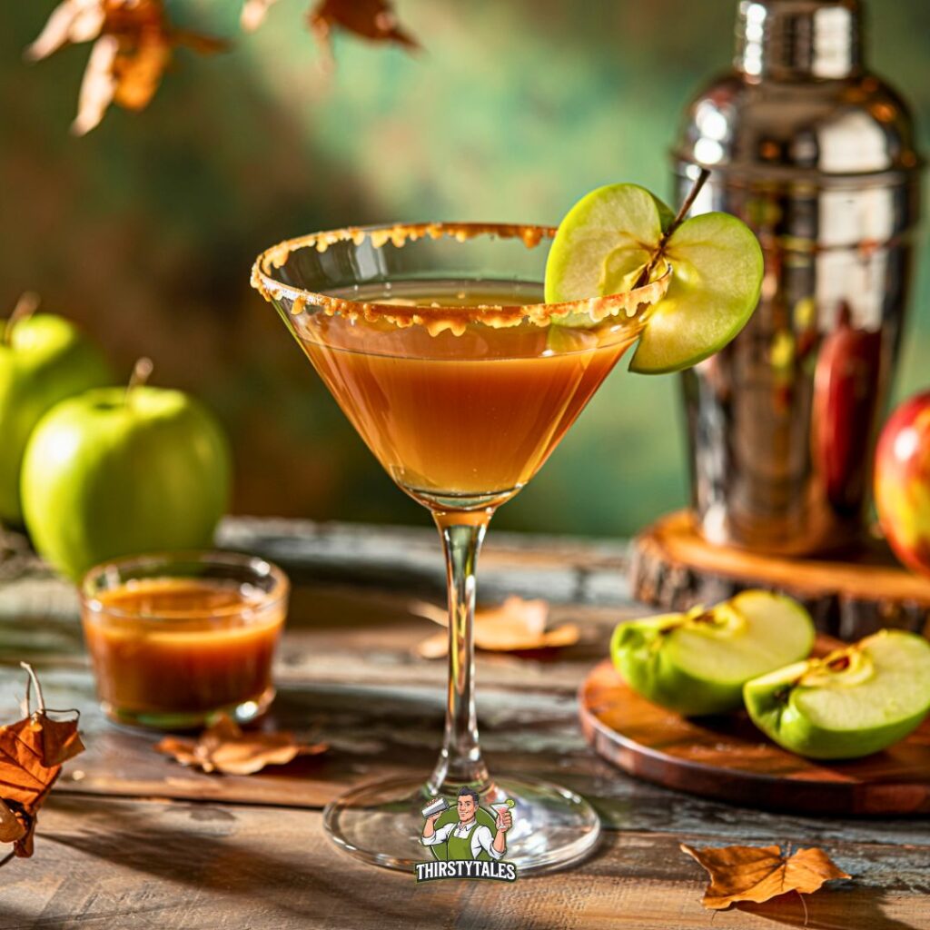 Caramel Apple Martini Cocktail Recipe