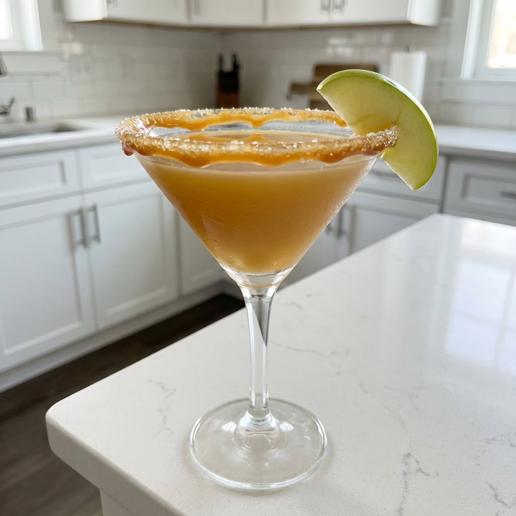 Caramel Apple Martini Cocktail Recipe
