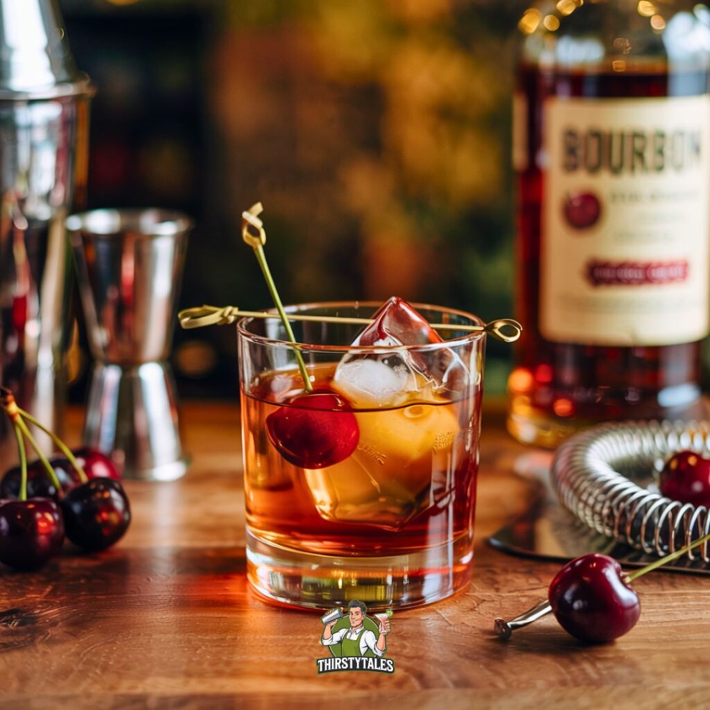 Cherry Bourbon Sour Cocktail Recipe