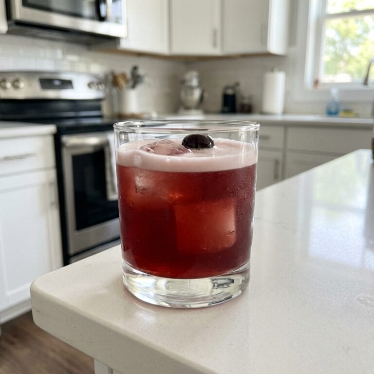 Cherry Bourbon Sour Cocktail Recipe