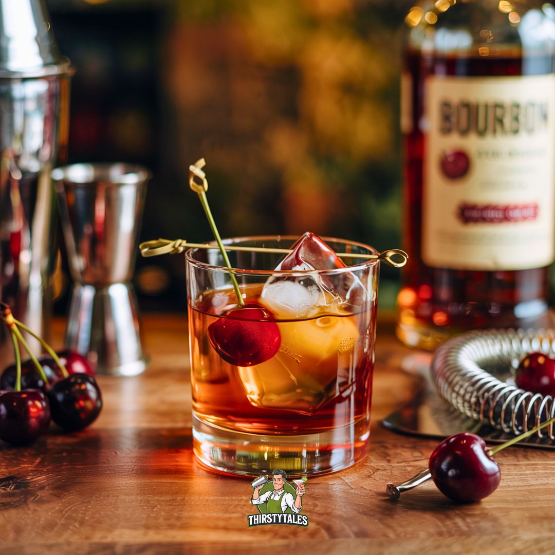 Cherry Bourbon Sour Cocktail Recipe