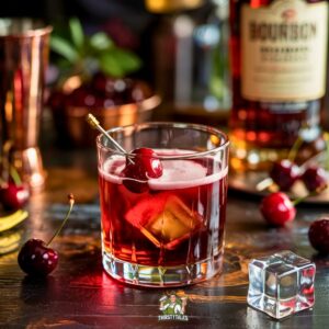 Cherry Bourbon Sour Cocktail Recipe