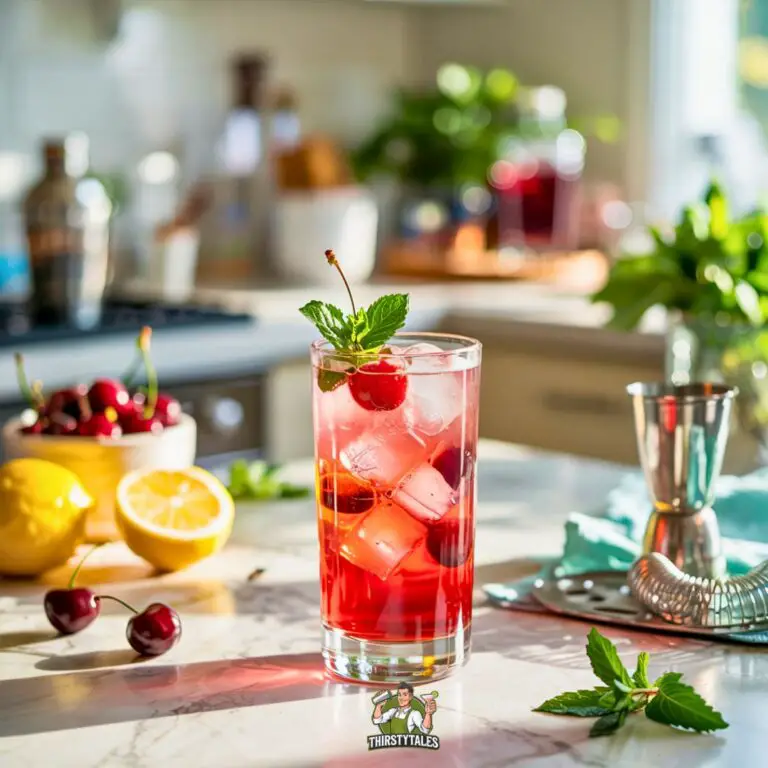 Cherry Lemonade Tequila Cocktail Recipe