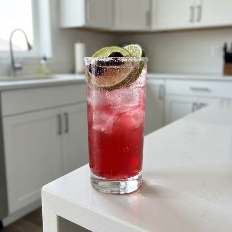 Cherry Limeade Fizz Cocktail Recipe