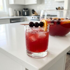 Cherry Vanilla Rum Punch Cocktail Recipe