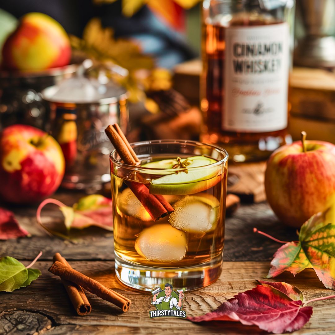 Cinnamon Apple Whiskey Cocktail Recipe