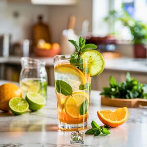 Citrus Mint Fizz Mocktail Recipe