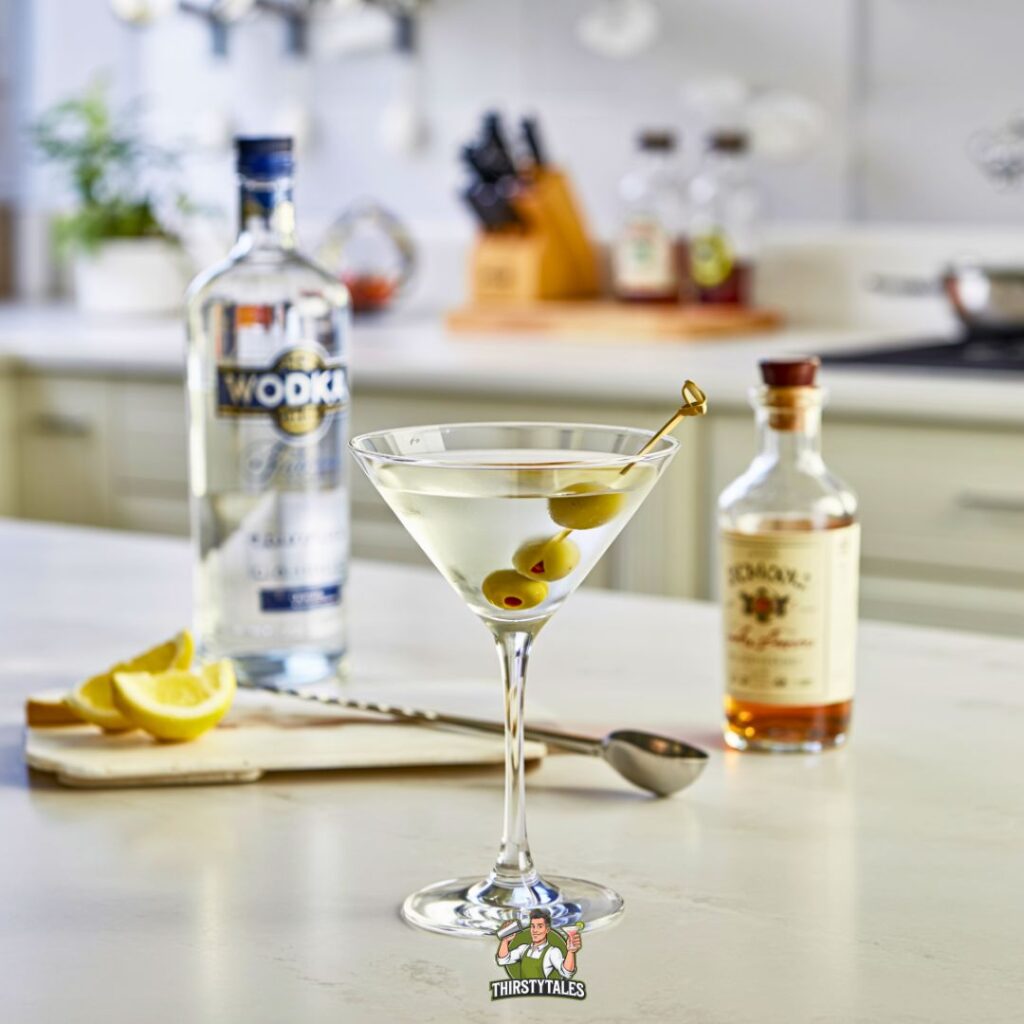 Classic Vodka Martini Cocktail Recipe