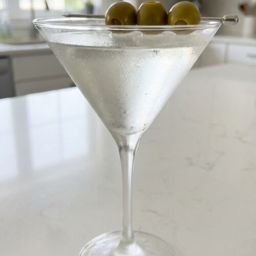 Classic Vodka Martini Cocktail Recipe
