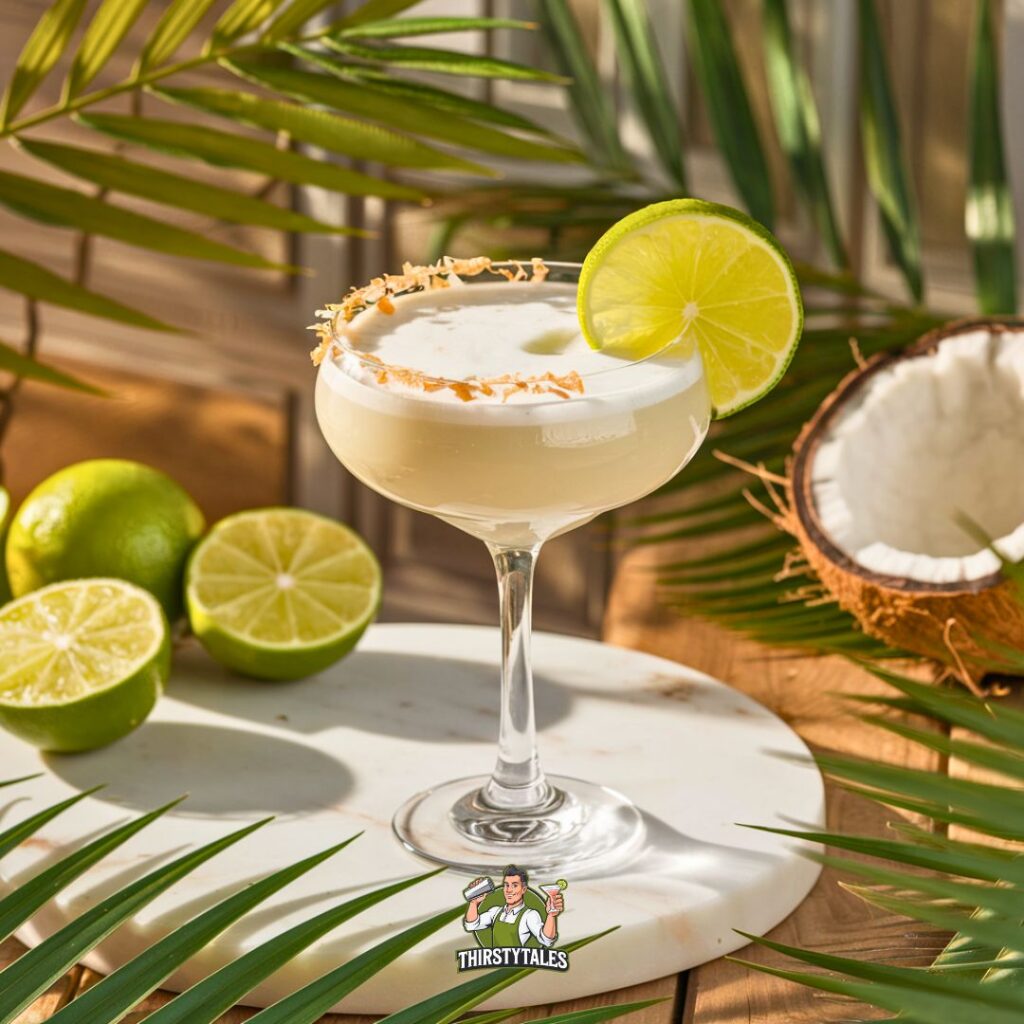 Coconut Lime Daiquiri Cocktail Recipe