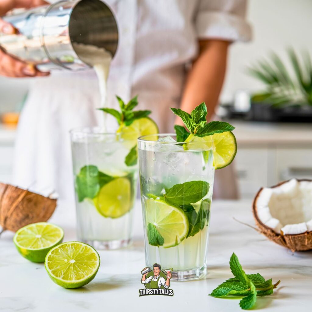 Coconut Mojito Cocktail Recipe