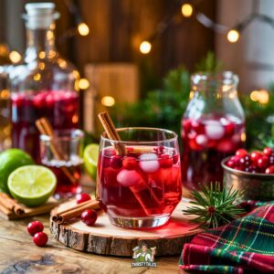 Cranberry Cinnamon Mocktail Recipe