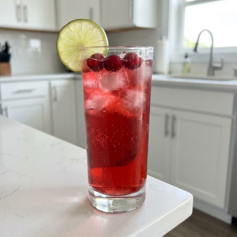 Cranberry Lime Breeze Cocktail Recipe