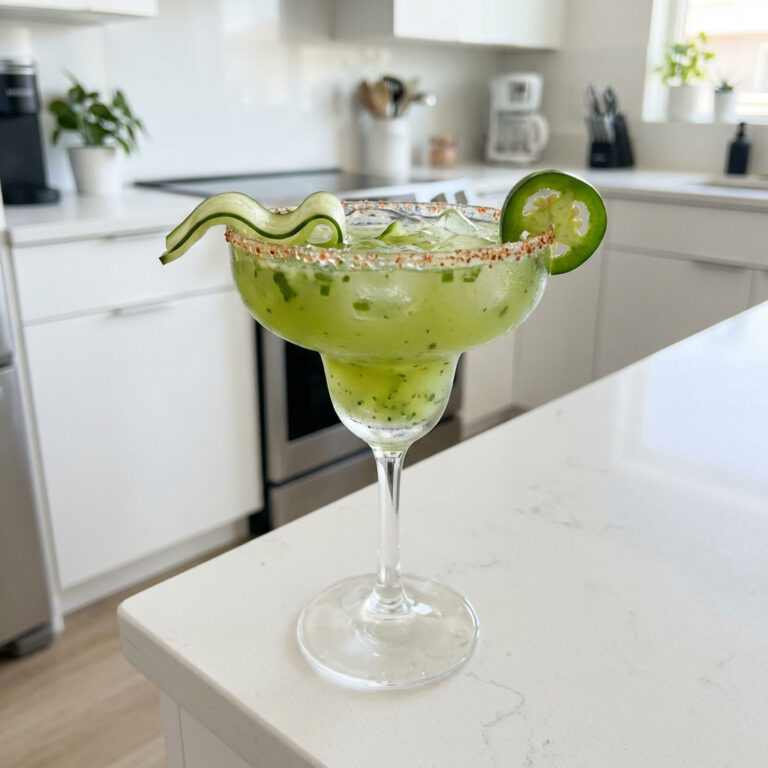 Cucumber Jalapeño Margarita Cocktail Recipe