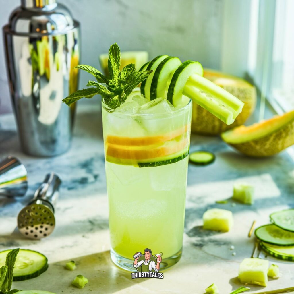 Cucumber Melon Cooler Cocktail Recipe