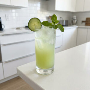 Cucumber Melon Fizz Cocktail Recipe