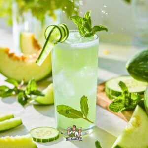 Cucumber Melon Fizz Cocktail Recipe