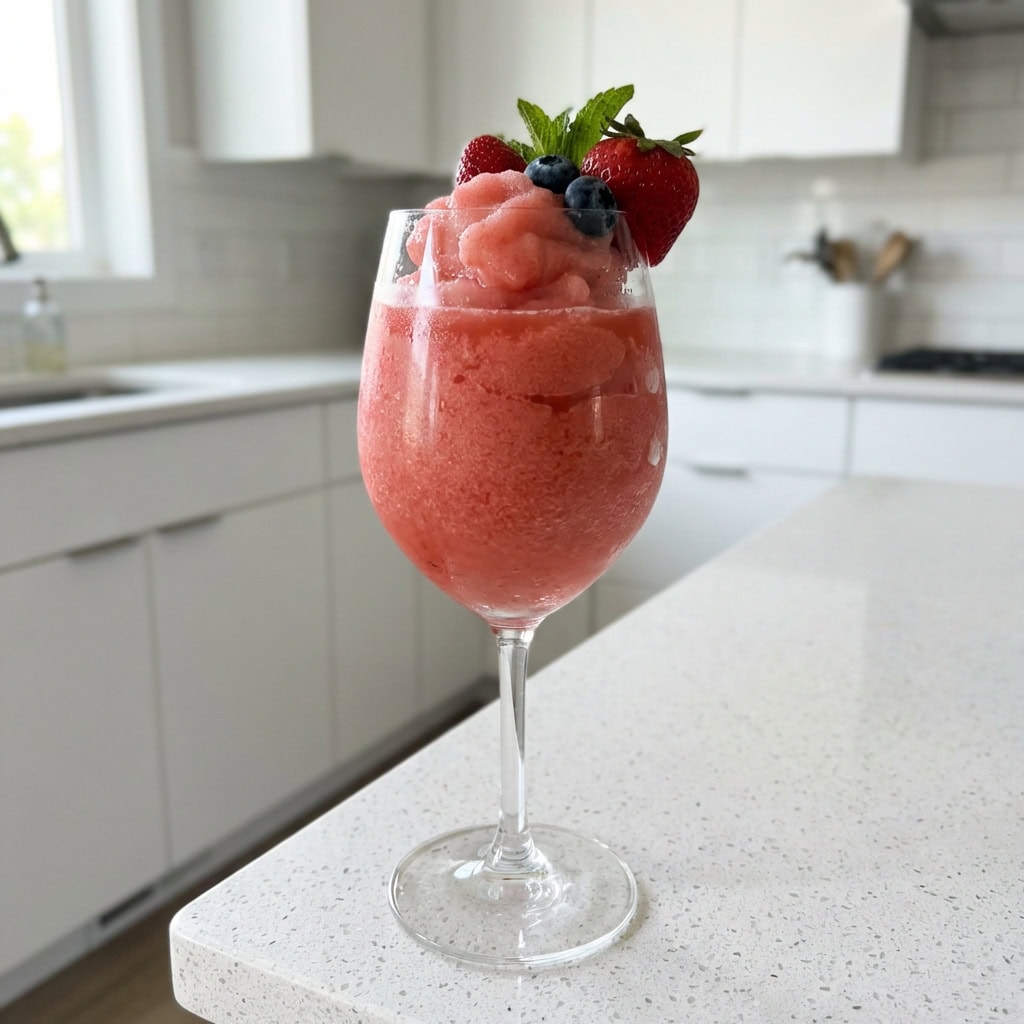 Fireworks Frozen Frose Cocktail Recipe