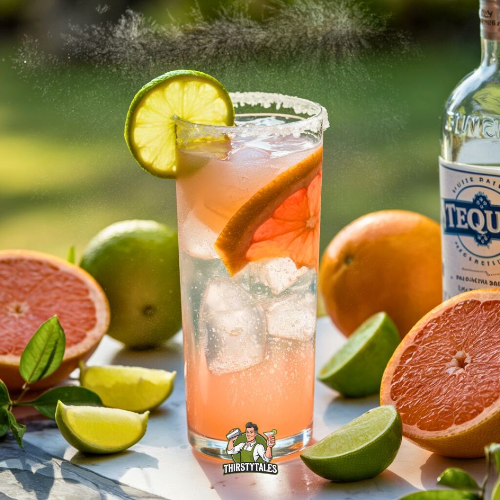 Ginger Ale Paloma Cocktail Recipe