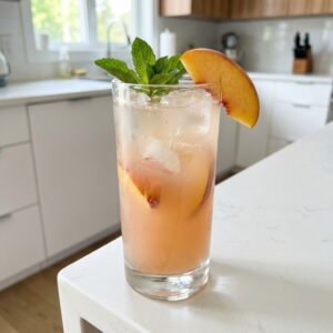Ginger Peach Punch Cocktail Recipe