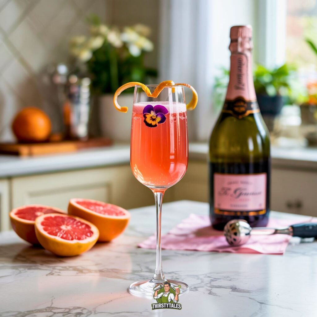 Grapefruit Elderflower Sparkler Cocktail Recipe