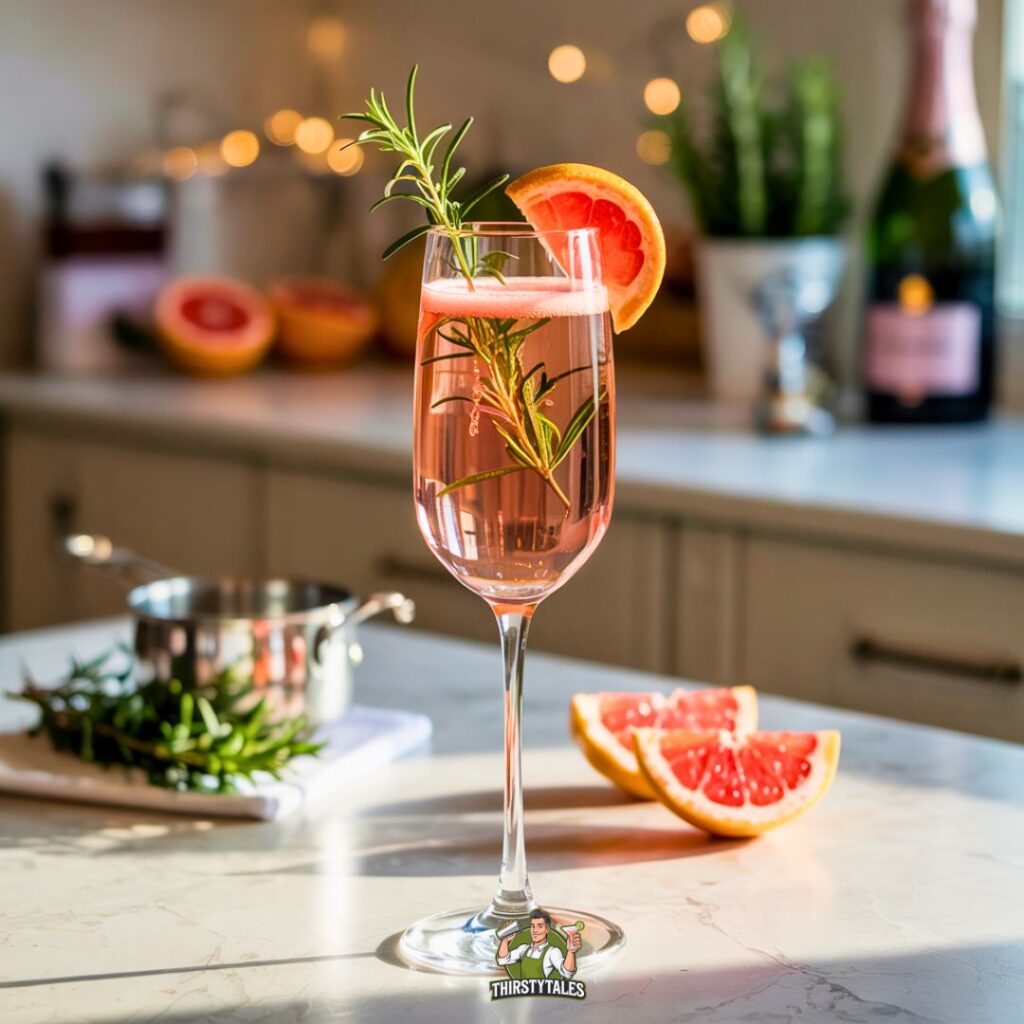 Grapefruit Rosemary Sparkler Cockatil Recipe