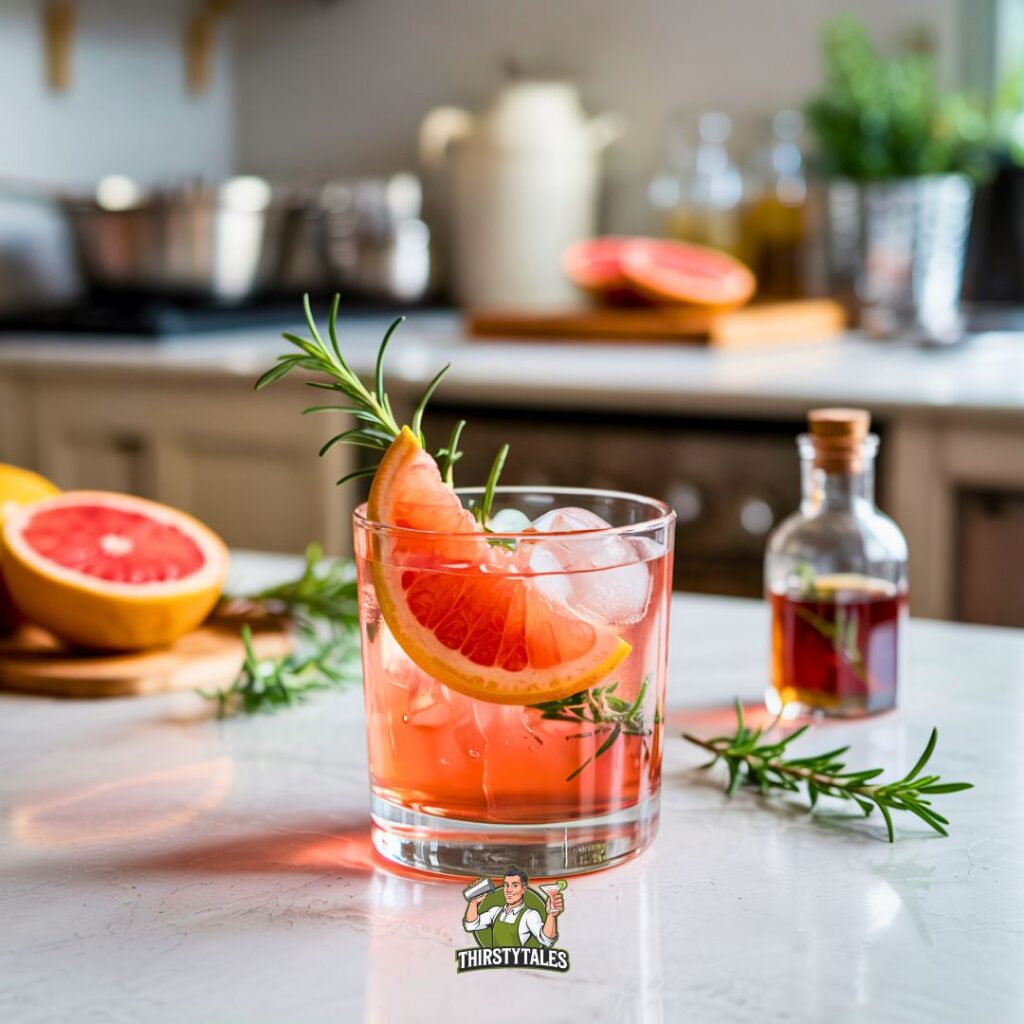 Grapefruit Rosemary Vodka Cocktail Recipe