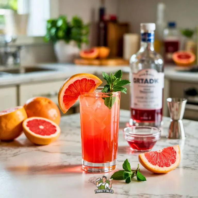 Grapefruit Vodka Sunrise Cockatil Recipe