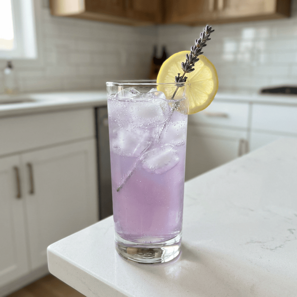 Lavender Vodka Spritzer Cocktail Recipe