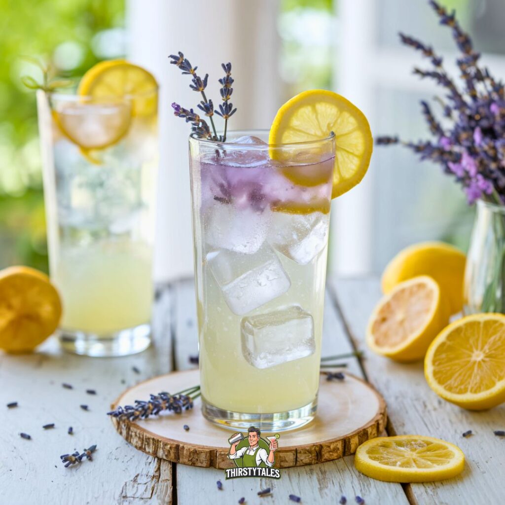 Lemon Lavender Gin Fizz Cocktail Recipe