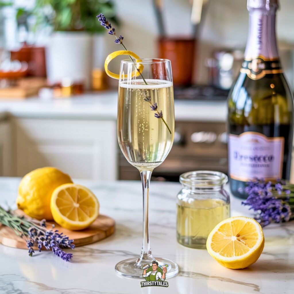 Lemon Lavender Prosecco Cocktail Recipe