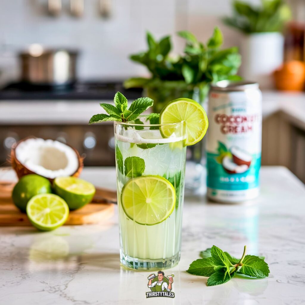 Lime Coconut Cream Sizzle Cocktail Recipe