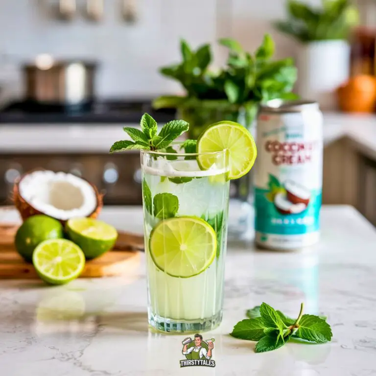 Lime Coconut Cream Sizzle Cocktail Recipe
