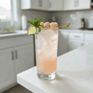 Lychee Mint Cooler Mocktail Recipe
