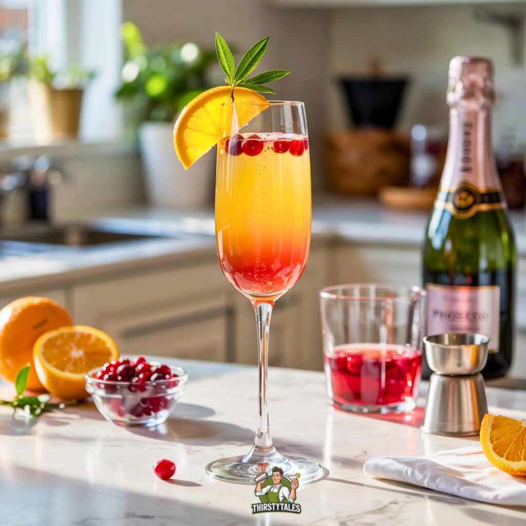 Mimosa with a Twist Cockatil Recipe