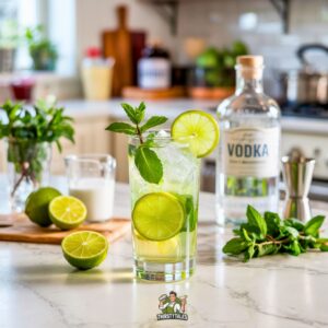 Minty Lime Vodka Splash Cockatil Recipe
