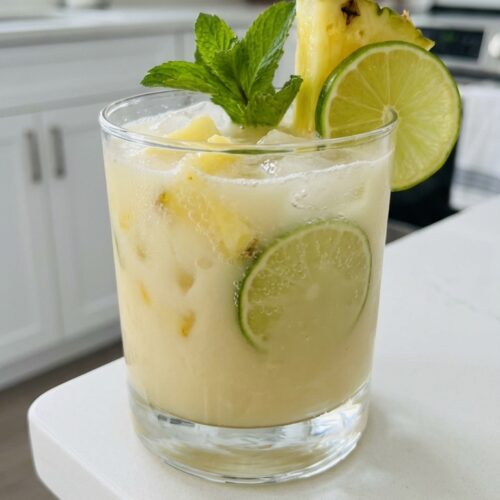 Pineapple Coconut Rum Punch Cocktail Recipe
