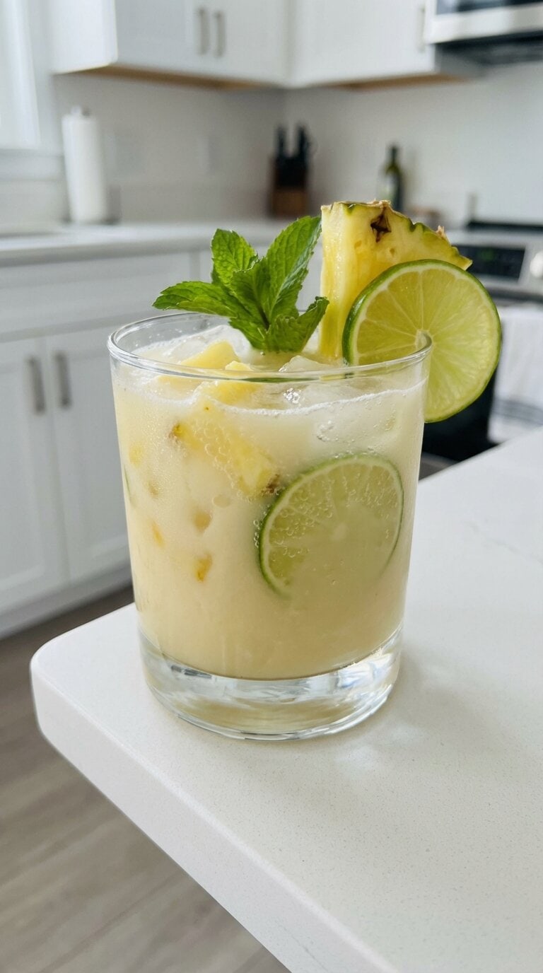 Pineapple Coconut Rum Punch Cocktail Recipe