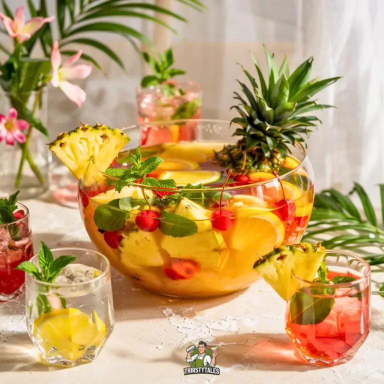 Pineapple Rum Punch Cocktail Recipe