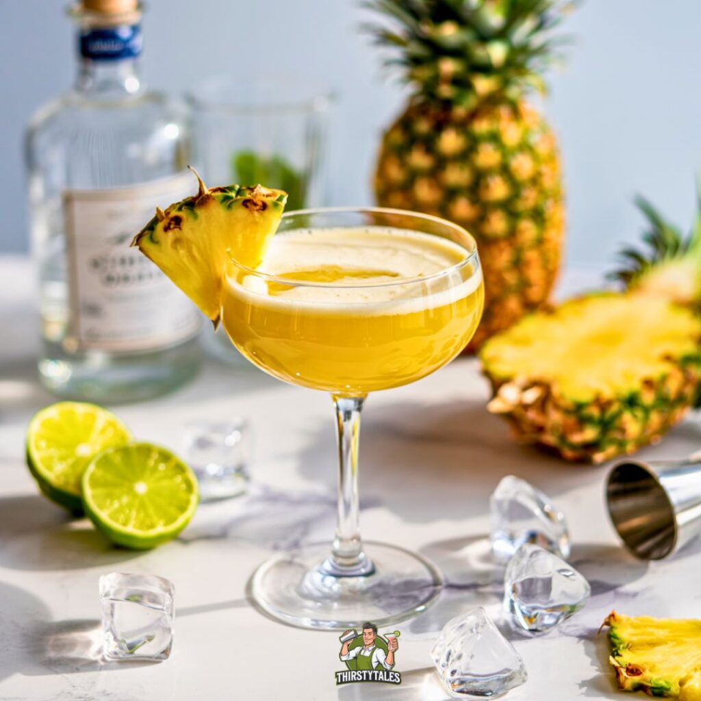 Pineapple Tequila Sour Cocktail Recipe