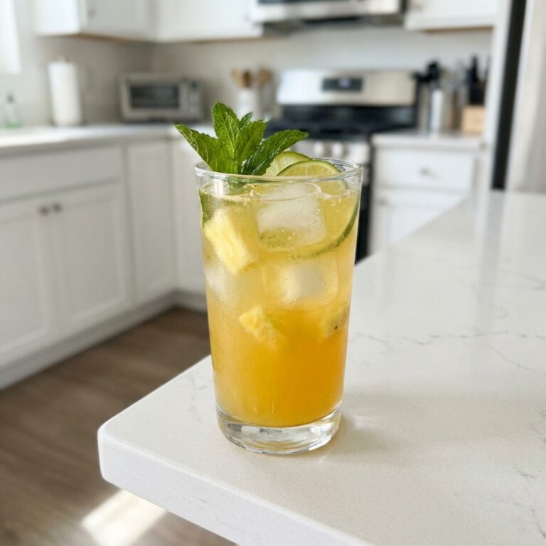 Pineapple Vodka Punch Cocktail Recipe