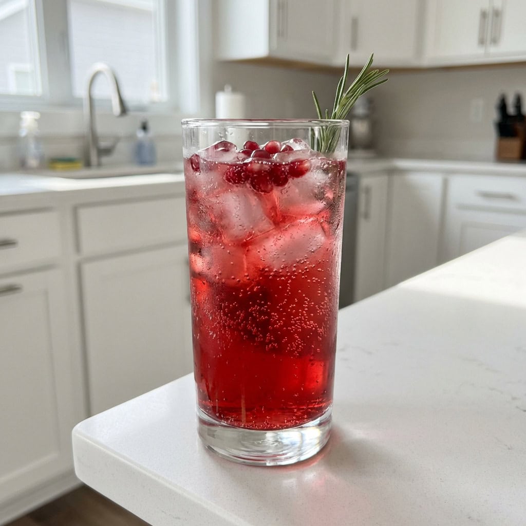 Pomegranate Gin Fizz Cocktail Recipe